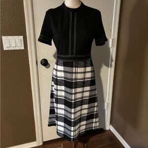 Super cute black and white women’s dress.